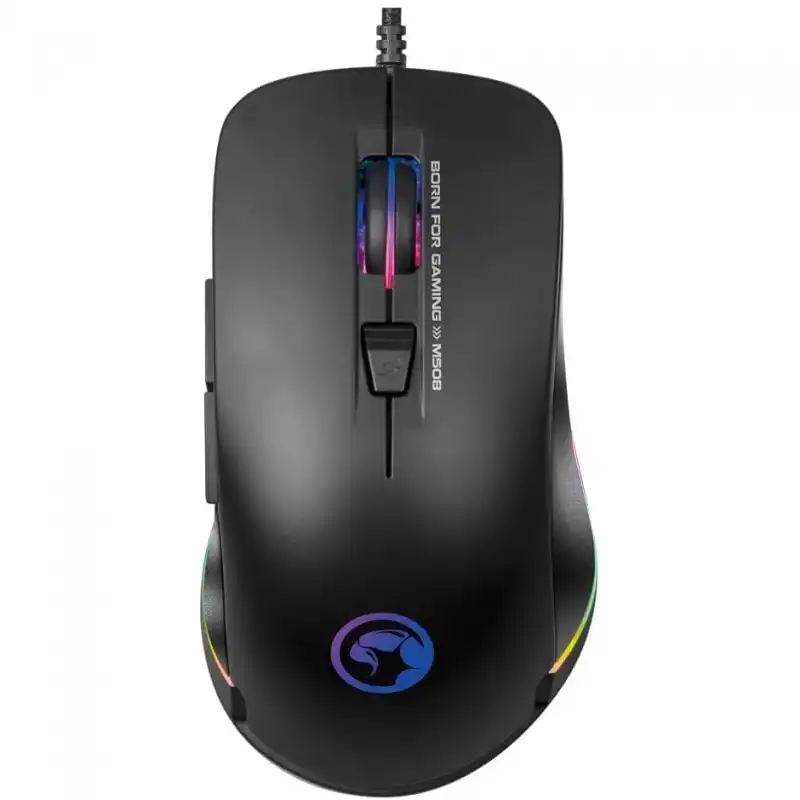 Scorpion MA-M508 Ratón Gaming RGB 3200 DPI Negro