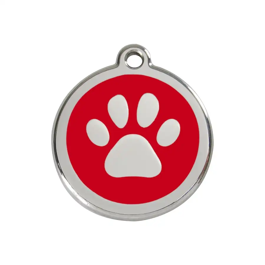 Placa identificativa Huella Rojo S - RedDingo - Comparador de precios