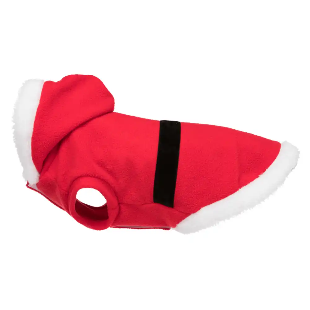 Abrigo navideño Papá Noel para perros - XS: 30 cm de longitud dorsal
