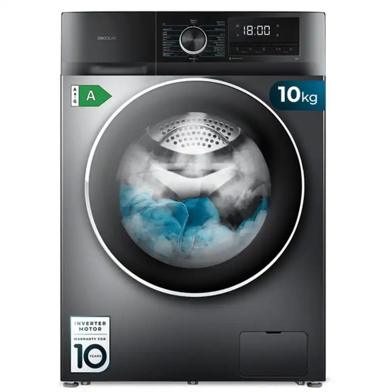 Cecotec Bolero DressCode 10500 Inverter Steel Lavadora Carga Frontal 10Kg A Acero Inoxidable