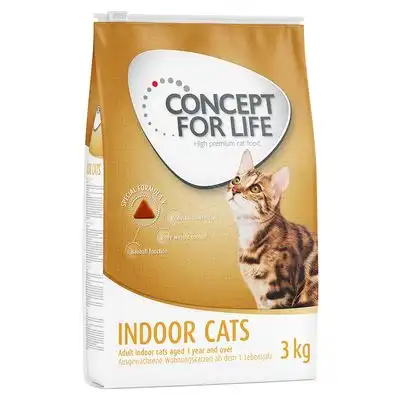 Concept for Life Indoor Cats - ¡Receta mejorada! - 3 kg - Concept for Life - Comparador de precios