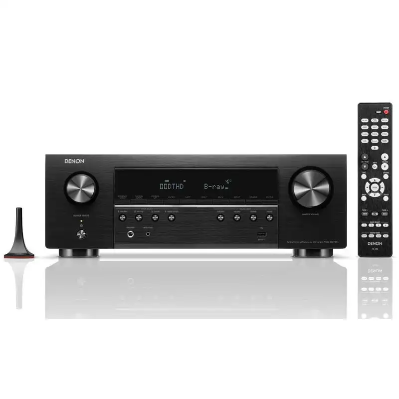Denon AVC-S670H Receptor 5.2 Canales Imágenes en 8K y Sonido Surround Dolby TrueHD/DTS-HD Negro