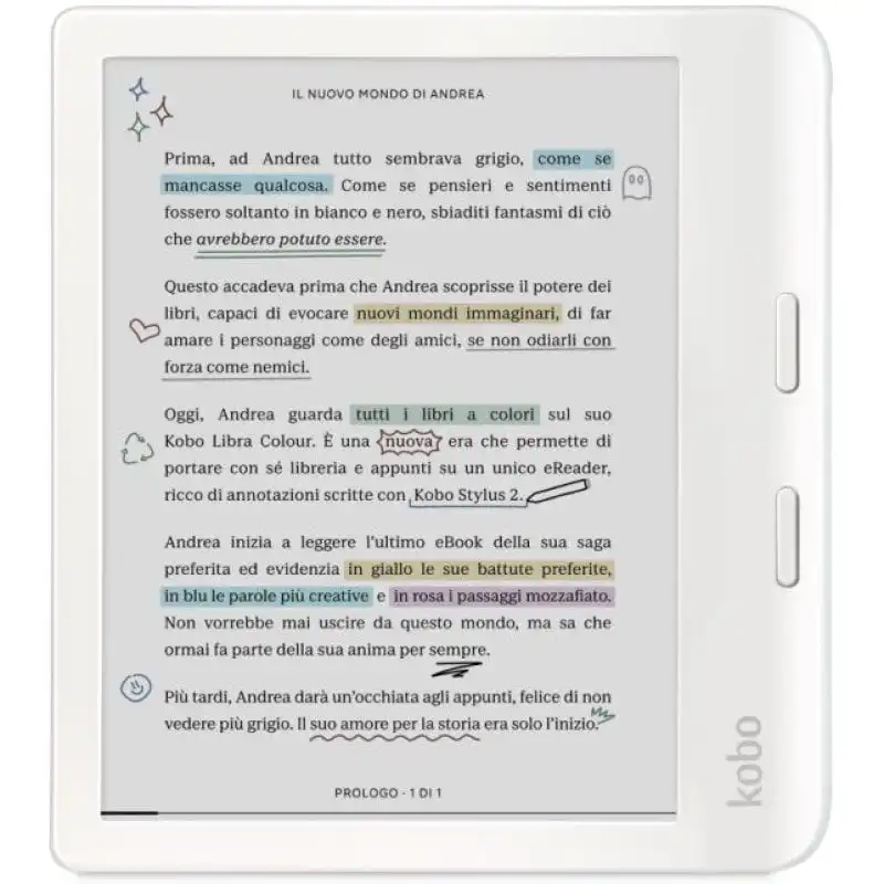 Kobo Libra Colour White Libro Electrónico 7" 32GB Blanco