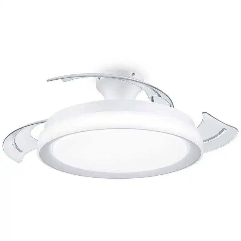 Philips Ventilador de Techo con Aspas Retráctiles y Luz LED 28W Blanco