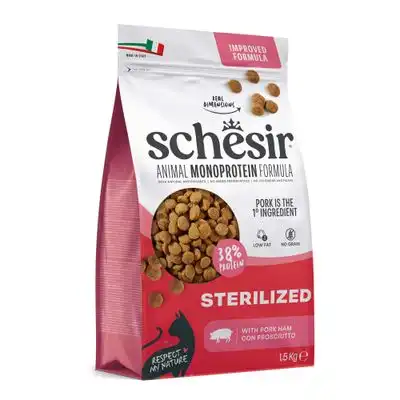 Schesir Sterilized & Light con jamón - 1,5 kg - Schesir - Comparador de precios
