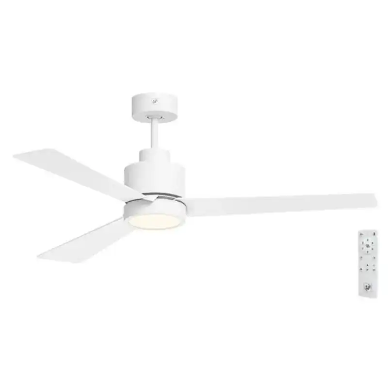 Soler & Palu HTD-130 DC Ventilador de Techo con Luz y Mando 40W Blanco
