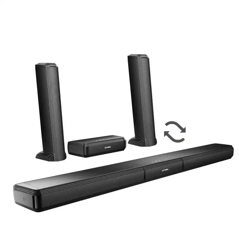 Ultimea Apollo S70 Barra de Sonido 5.0 Diseño Desmontable con RGB 180W