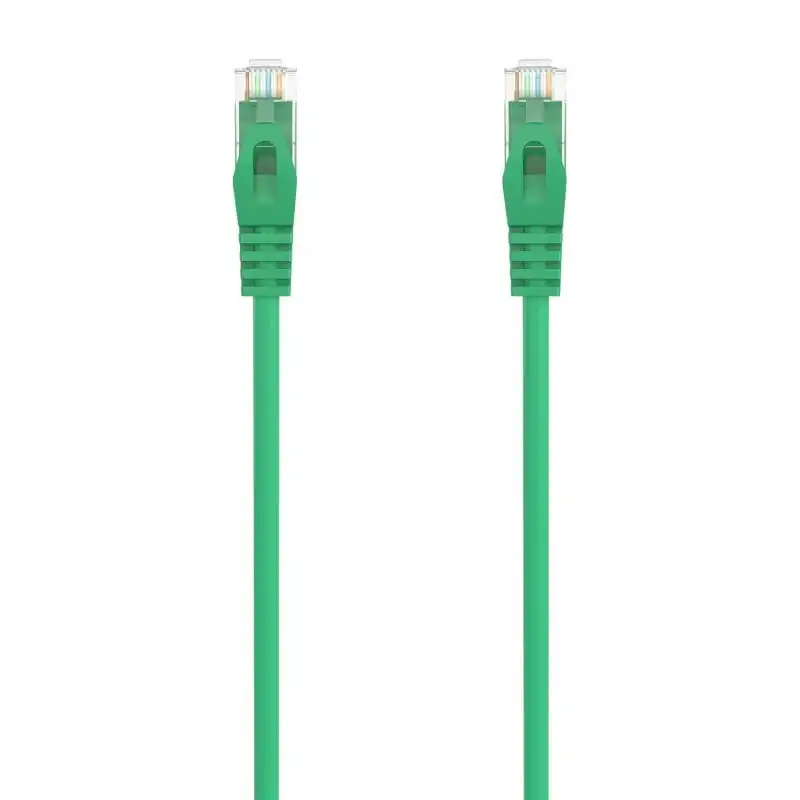 Aisens A145-0579 Cable de Red RJ45 UTP Cat 6A 50cm Verde