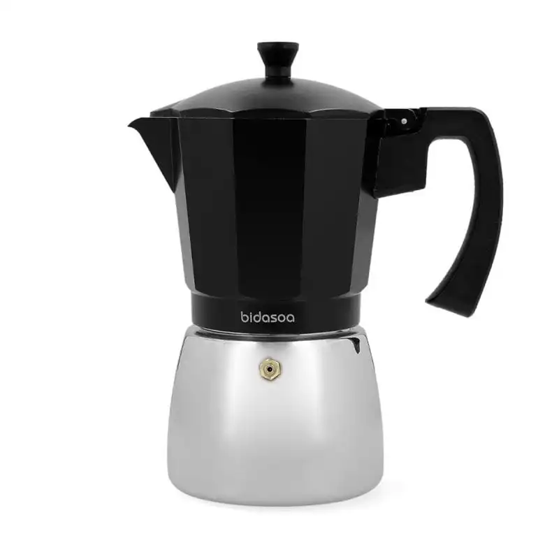 Bidasoa Tribeca Cafetera Italiana Aluminio Fundido Base Acero 9 Tazas