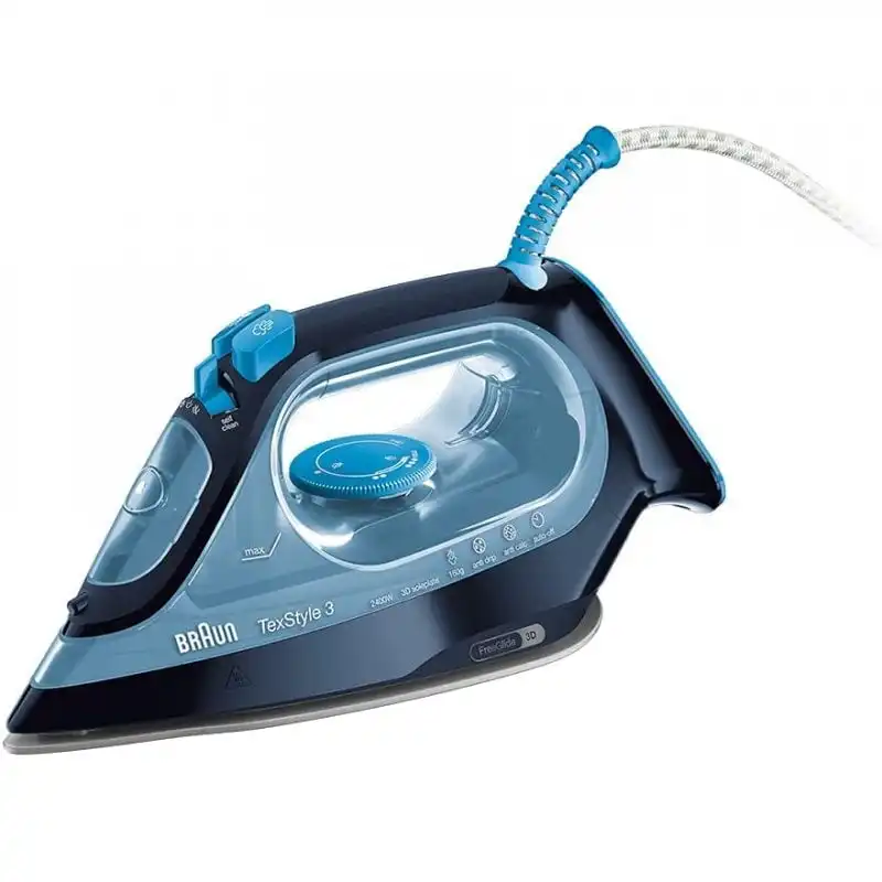 Braun TexStyle 3 SI3050 Plancha de Vapor 2400W Azul Oscuro