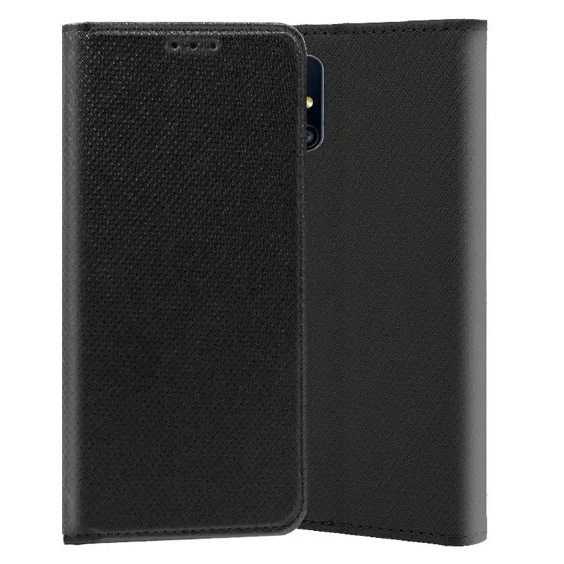 Cool Funda Flip Cover Liso Negro para Samsung Galaxy M31s