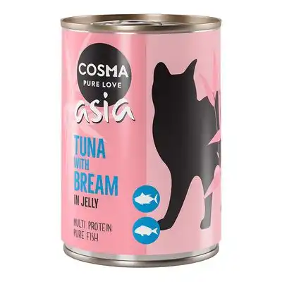 Cosma Asia en gelatina 6 x 400 g - Atún con besugo - Cosma - Comparador de precios