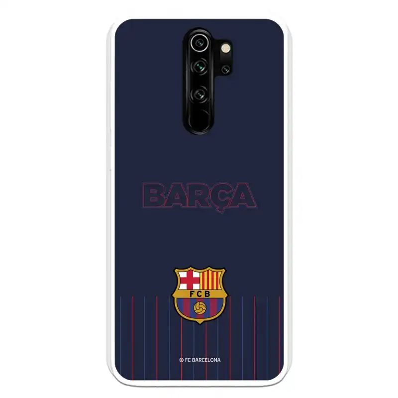 Funda Licencia Oficial FC Barcelona Barsa Fondo Azul para Xiaomi Redmi Note 8 Pro