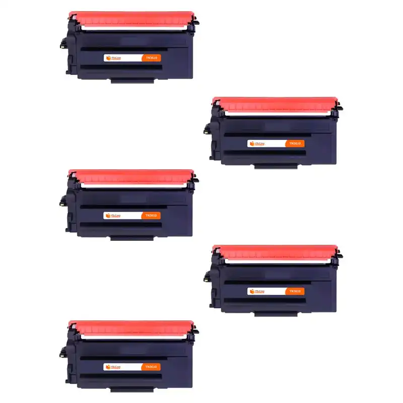 Pccom Essential Brother Tn3610 Tóner Compatible Negro Pack 5