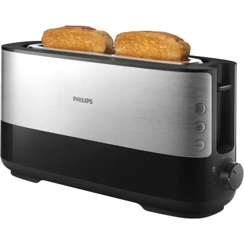 Philips Viva Collection HD2692/90 Tostadora 1 Ranura Larga Acero Inoxidable