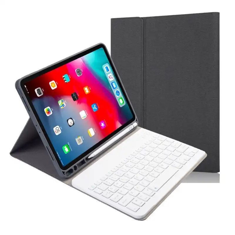Royal Bailey Rk11 Funda Con Bluetooth Teclado Para Ipad Air4 (2020) 10.9/ipad Pro11(2021/2020/2018) Negro
