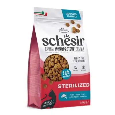 Schesir Sterilized con pescado - 1,5 kg - Schesir - Comparador de precios