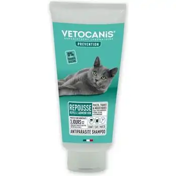 Vetocanis Champú Antipulgas Y Anti-garrapatas - Para Gato - 300ml