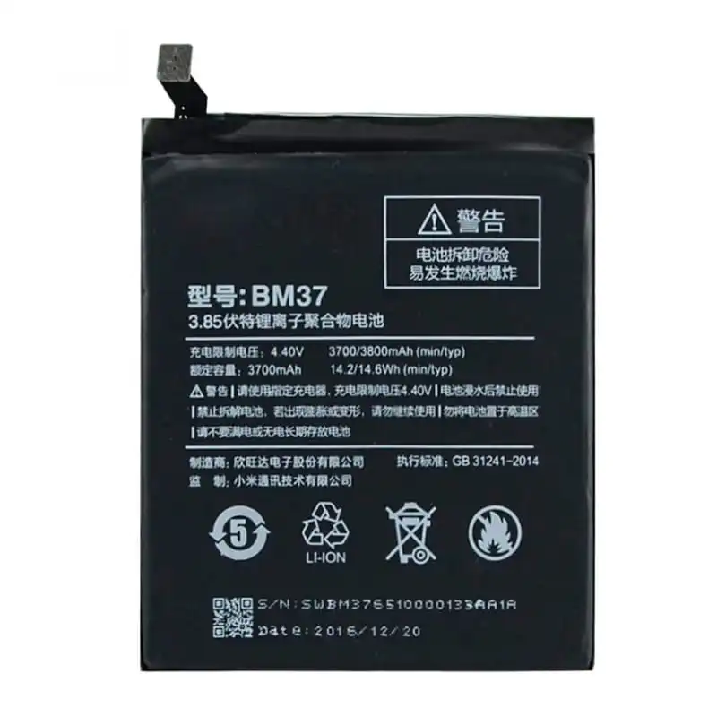 Batería Original para Xiaomi Mi 5s Plus 3800mah