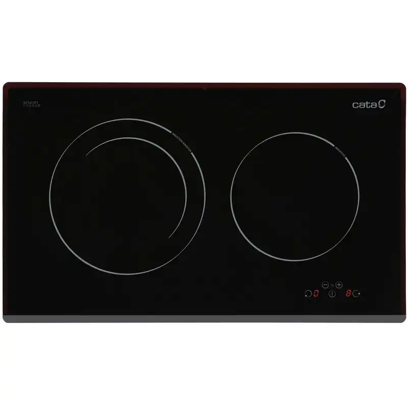 Cata IB 2 PLUS BK Placa de Inducción 2 Zonas Negra