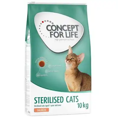 Concept for Life Sterilised Cats salmón - 10 kg - Concept for Life - Comparador de precios