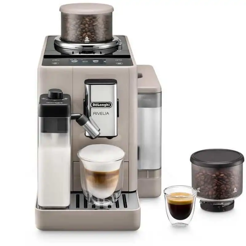DeLonghi Rivelia EXAM440.55.BG Cafetera Superautomática con Molinillo 19 Bares Beige