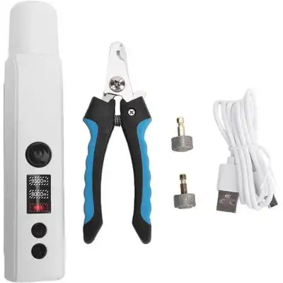 HausPets Lima de uñas para mascotas silenciosa, recargable y con doble LED - Artículo 1 - HausPets - Comparador de precios