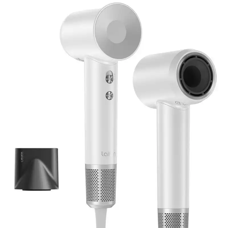 Laifen Swift Secador de Pelo de Alta Velocidad 1400W Blanco Perla