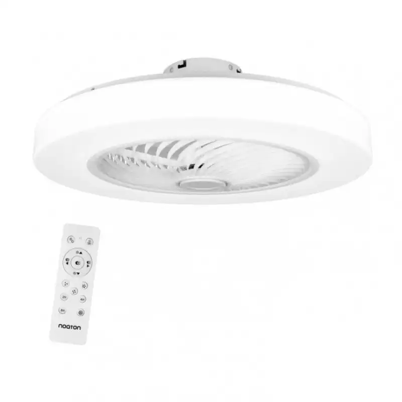 Noaton Triton Ventilador de Techo sin Aspas 58cm con Luz LED y Mando 26W