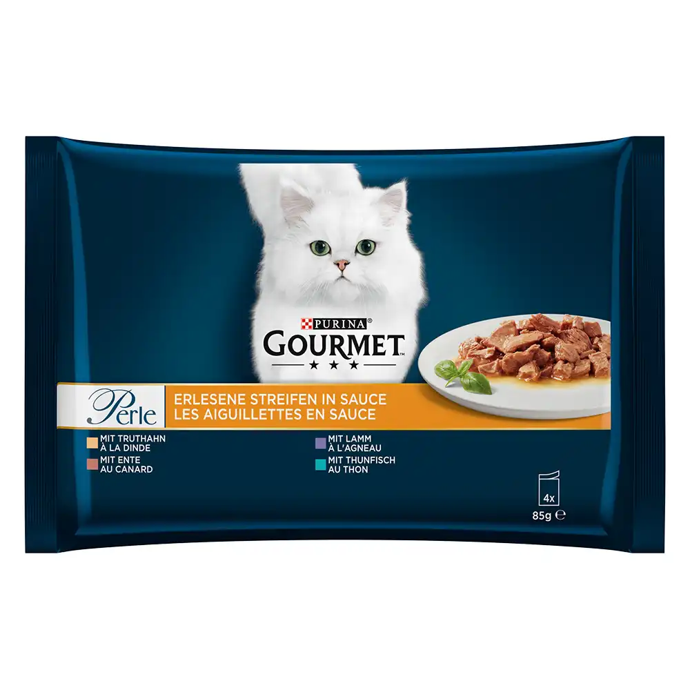 Oferta de prueba Gourmet Perle en sobres 4 x 85 g - Pavo, atún, pato y cordero