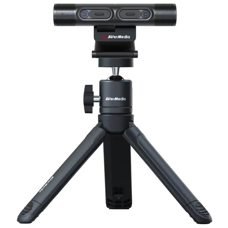 Avermedia DualCam PW313D Webcam Doble FullHD Negra