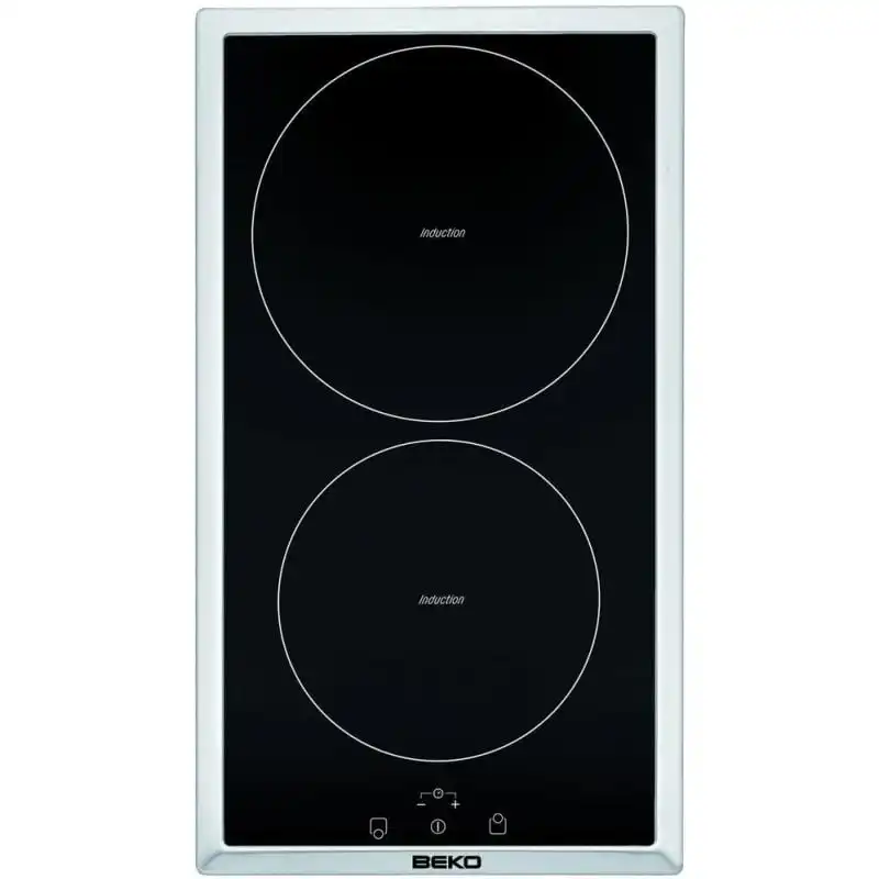 Beko HDMI32400DTX Placa de Inducción Modular 2 Zonas 30cm Negro/Inox