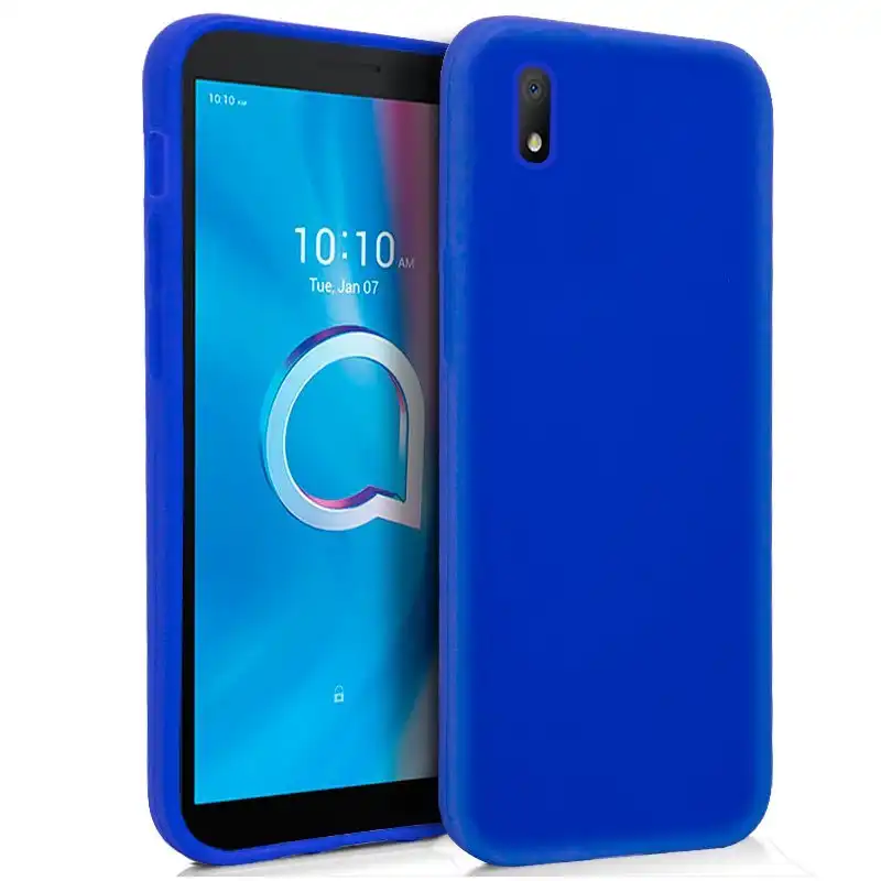 Cool Funda Silicona Azul para Alcatel 1B 2020