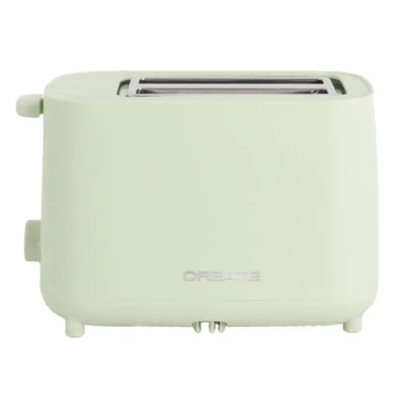 Create Toast Studio Tostadora de 2 Ranuras 750W Verde Pastel