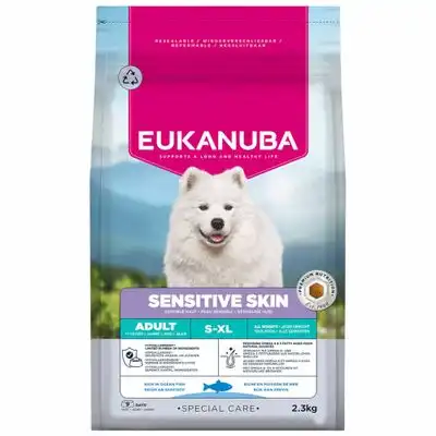 Eukanuba Special Care Sensitive Skin Adult - 2,3 kg - Eukanuba - Comparador de precios