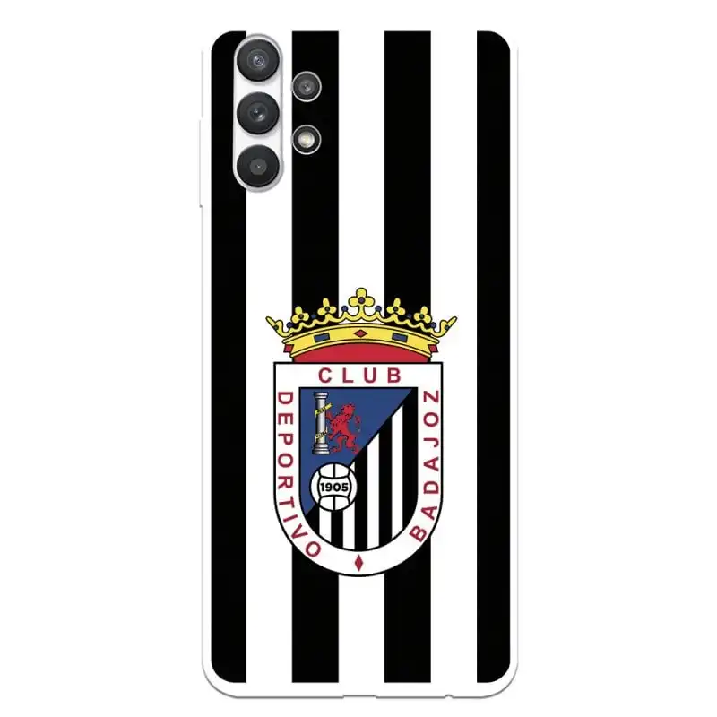 Funda Licencia Oficial Club Deportivo Badajoz Escudo Blanquinegro para Samsung Galaxy A32 5G