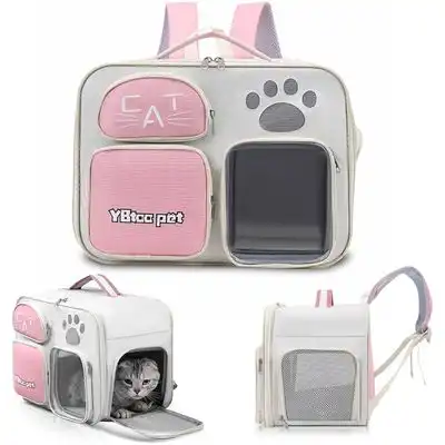 FurryFusion Mochila para perros y gatos - Rosa - Furry Fusion - Comparador de precios
