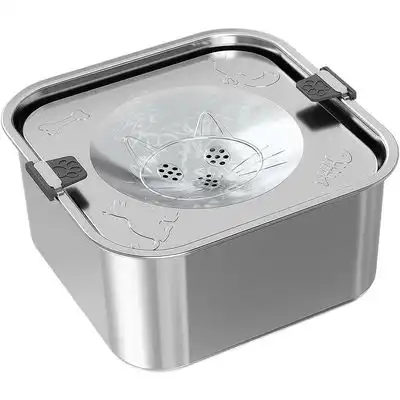 IntiMeg Bebedero para perros de acero inoxidable de 3 litros - 1 pieza - IntiMeg - Comparador de precios