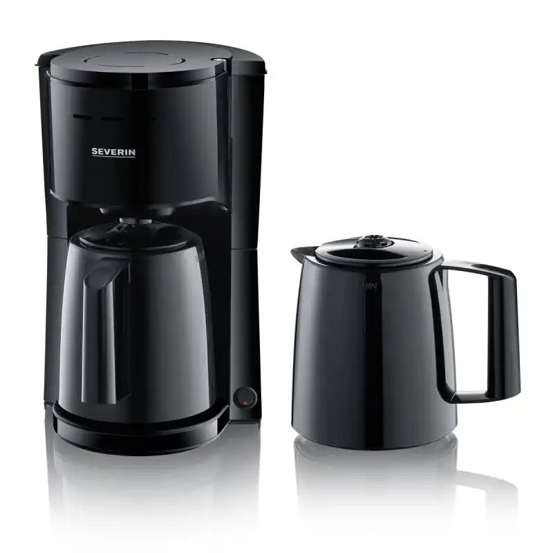 Severin Ka 9307 Cafetera con Dos Jarras Termo 1000W Negro