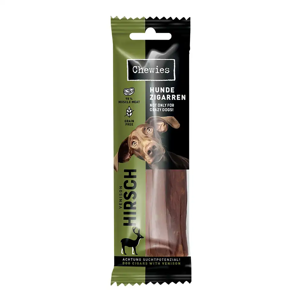 Chewies snacks en forma de puros para perros - Ciervo (75 g)