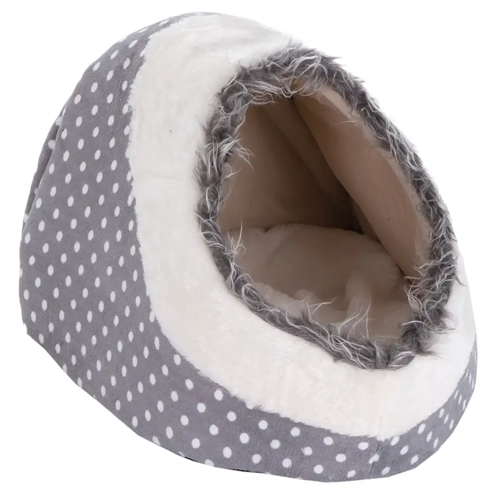 Cueva White Dots para mascotas - 40 x 40 x 28 cm (L x An x Al)