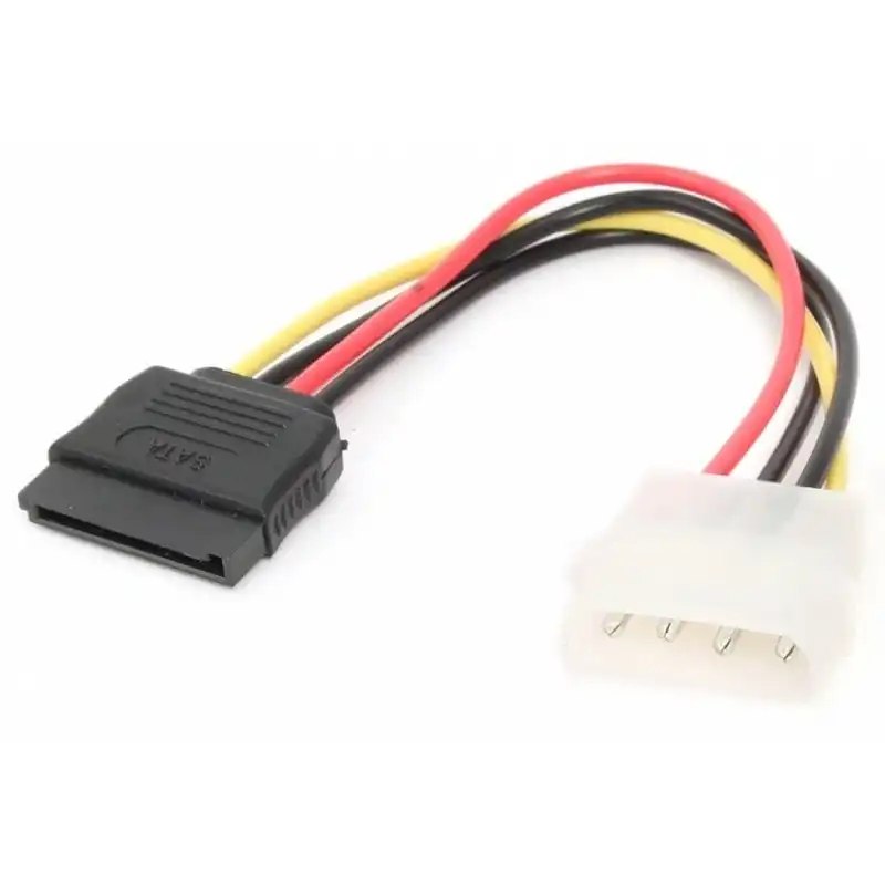 Gembird Cable SATA Molex 4-Pin a 15-Pines Macho/Macho 15cm
