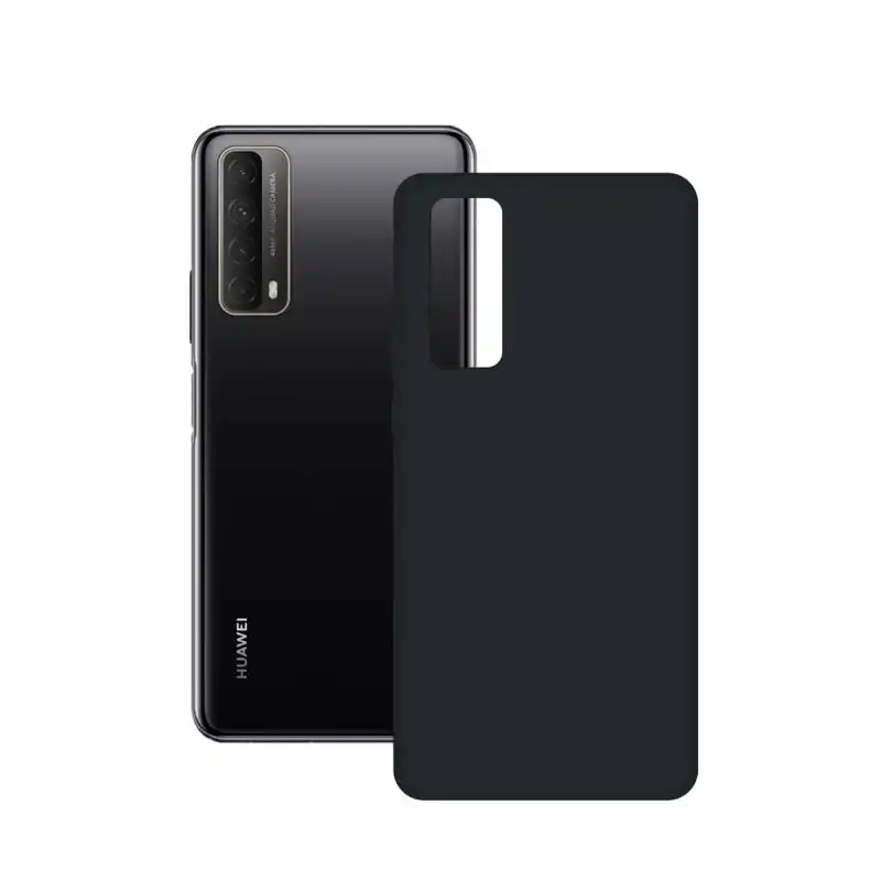 Ksix Funda Rígida Negra para Huawei P Smart 2021