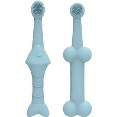 Pawffee 2 cepillos de dientes para perros/gatos, azules, 11,9 y 11,6 cm - 1 pieza - Pawffee - Comparador de precios