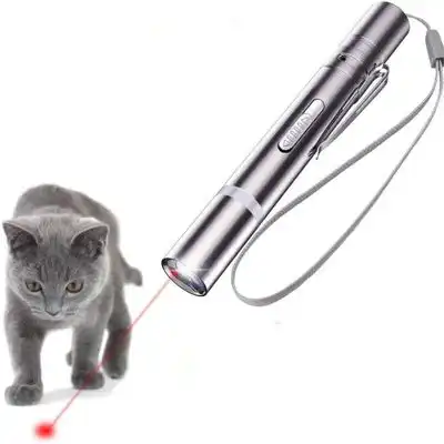 Pawffee Puntero LED USB para gatos: juguete 4 en 1 con luz UV roja - 1 pieza - Pawffee - Comparador de precios