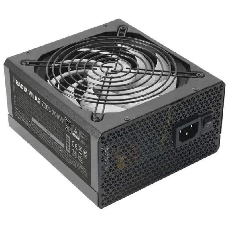 Tacens Radix Vii Ag 700s Fuente Alimentación Atx 700w 10 Años Garantía 80plus Silver 87% Negro