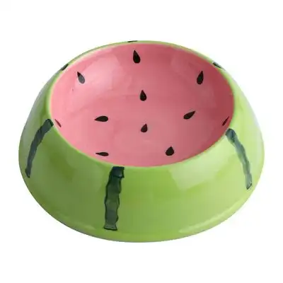 UAMLY Cuenco de cerámica para gatos - sandía - 1 pieza - Uamly - Comparador de precios