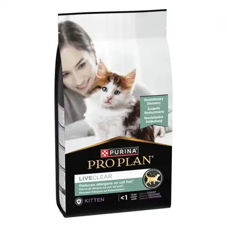 1.4 kg Purina Pro Plan Live Clear Kitten <1 año Pavo pienso para gatitos - Pro Plan - Comparador de precios