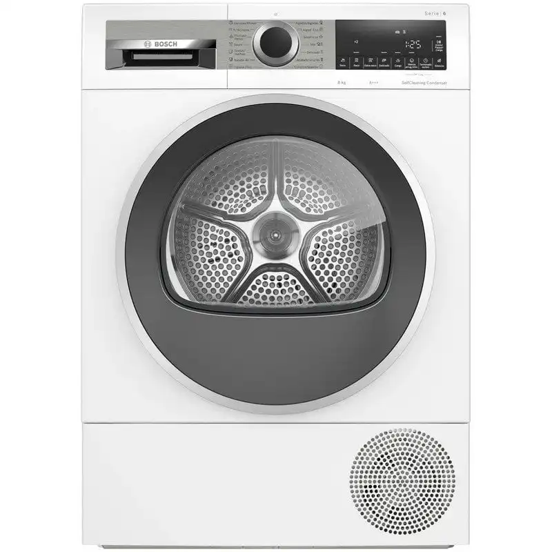 Bosch Serie 6 WQG235D0ES Secadora Bomba de Calor Carga Frontal 8Kg A+++ Blanca