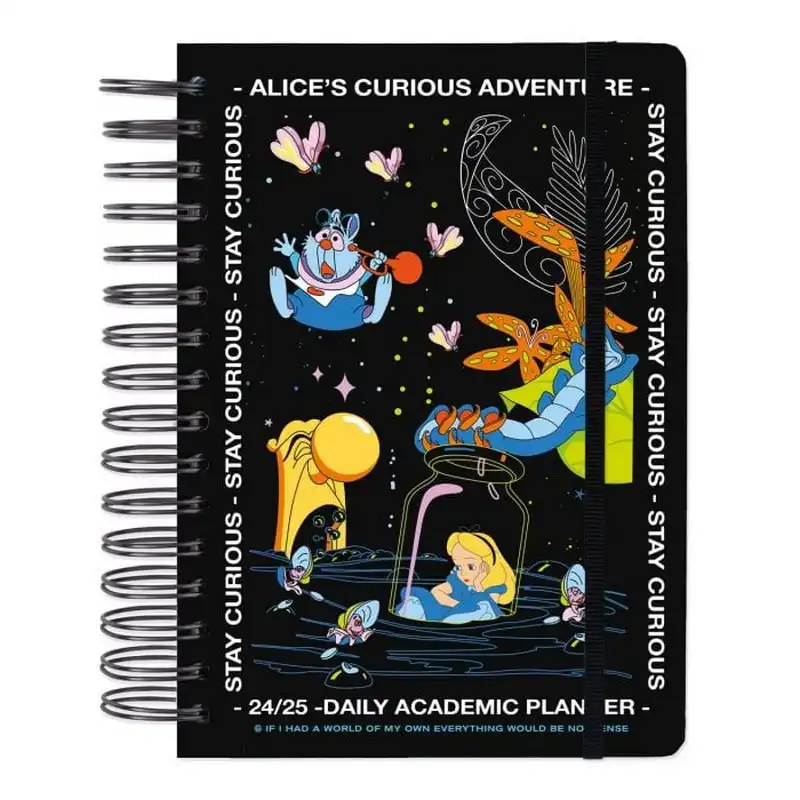 Erik Editores Agenda Escolar 2024/25 Día Página A5 12 Meses Disney Alicia En El País De Las Maravillas